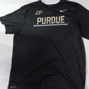 Men's small Nike Dri-FIT Purdue sideline tee black